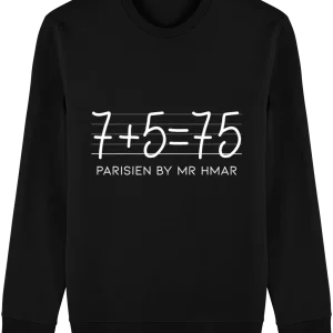 Sweat Mixte "7+5=75" By Mr Hmar