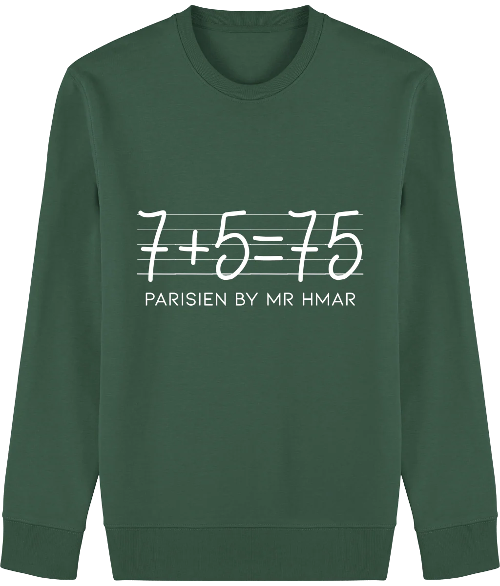 Sweat Mixte "7+5=75" By Mr Hmar