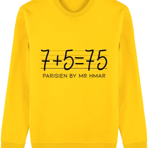 Sweat Mixte "7+5=75" By Mr Hmar