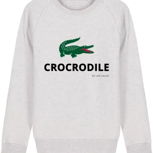 Sweat Mixte Crocrodile en Coton Bio
