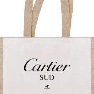 2023 - Sac Cabas en toile de Jute Large "Quartier Sud"