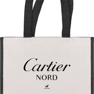 2023 - Sac Cabas en toile de Jute Large "Quartier Nord"