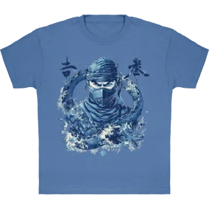 Tee Shirt Enfant Original - NINJA BLEU