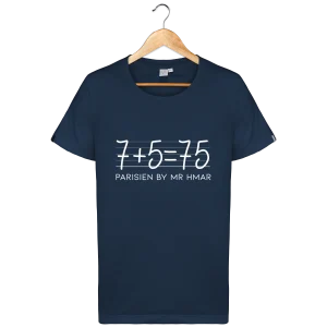 T-shirt Bio Origine FRANCE 7+5=75