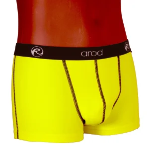 boxer homme coutures plates ZIGGY Jaune FLUO