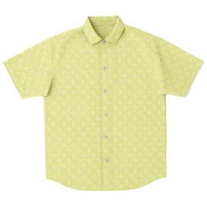 Chemise Homme Manches Courtes À Fleurs