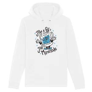 Pull à capuche - "J`peux pas j`ai minérale"