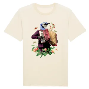 T-Shirt - Oiseau accordéoniste