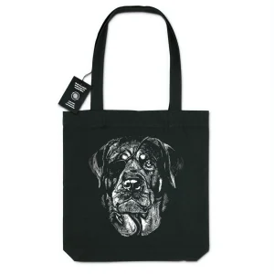 Totebag - BIO - 100% recyclé - Rottweiler borgne