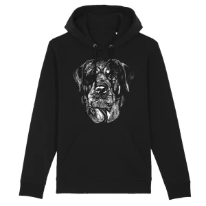 Pull à capuche - Rottweiler borgne