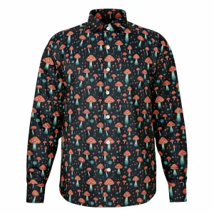 Chemise Homme Manches Longues - Champignons