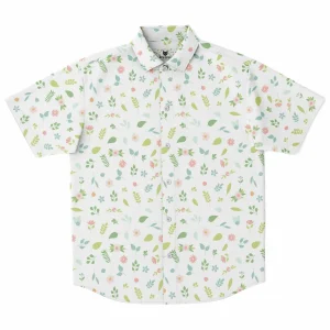Chemise Homme Manches Courtes À Fleurs