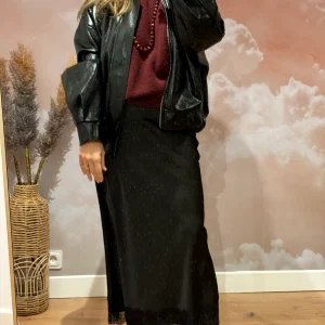 VESTE NOIRE SIMILI CUIR