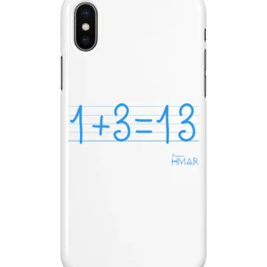 Coque Iphone X "1+3 = 13"