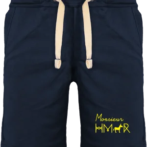 Bermuda homme brodé Mr Hmar