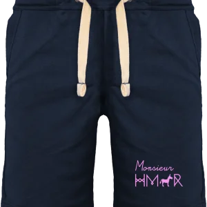 Bermuda homme brodé Mr Hmar