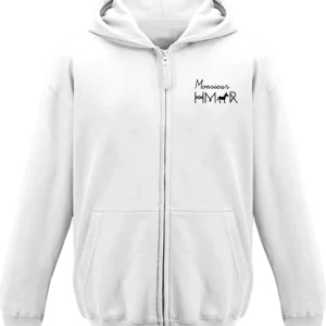 Sweat à Capuche Enfant brodé Monsieur Hmar