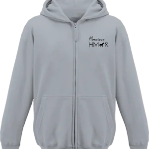 Sweat à Capuche Enfant brodé Monsieur Hmar