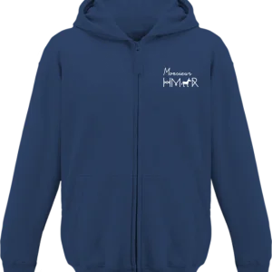 Sweat à Capuche Enfant brodé Monsieur Hmar