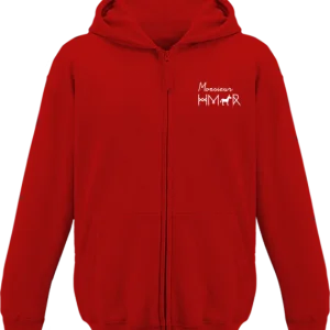 Sweat à Capuche Enfant brodé Monsieur Hmar