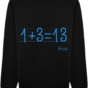 Sweat Homme en coton Bio 1+3=13