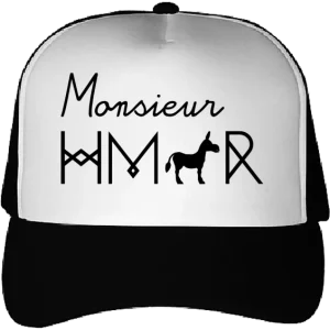 Casquette brodé Monsieur Hmar