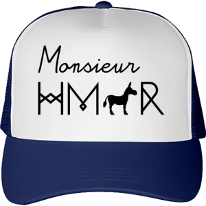 Casquette brodé Monsieur Hmar