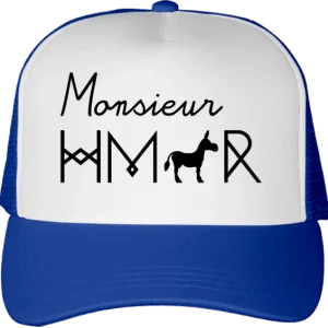 Casquette brodé Monsieur Hmar