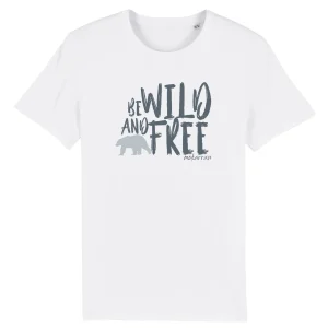 T-SHIRT BIO BE WILD AND FREE