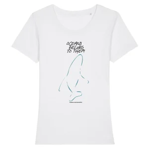 T-SHIRT COL ROND BIO BALEINE