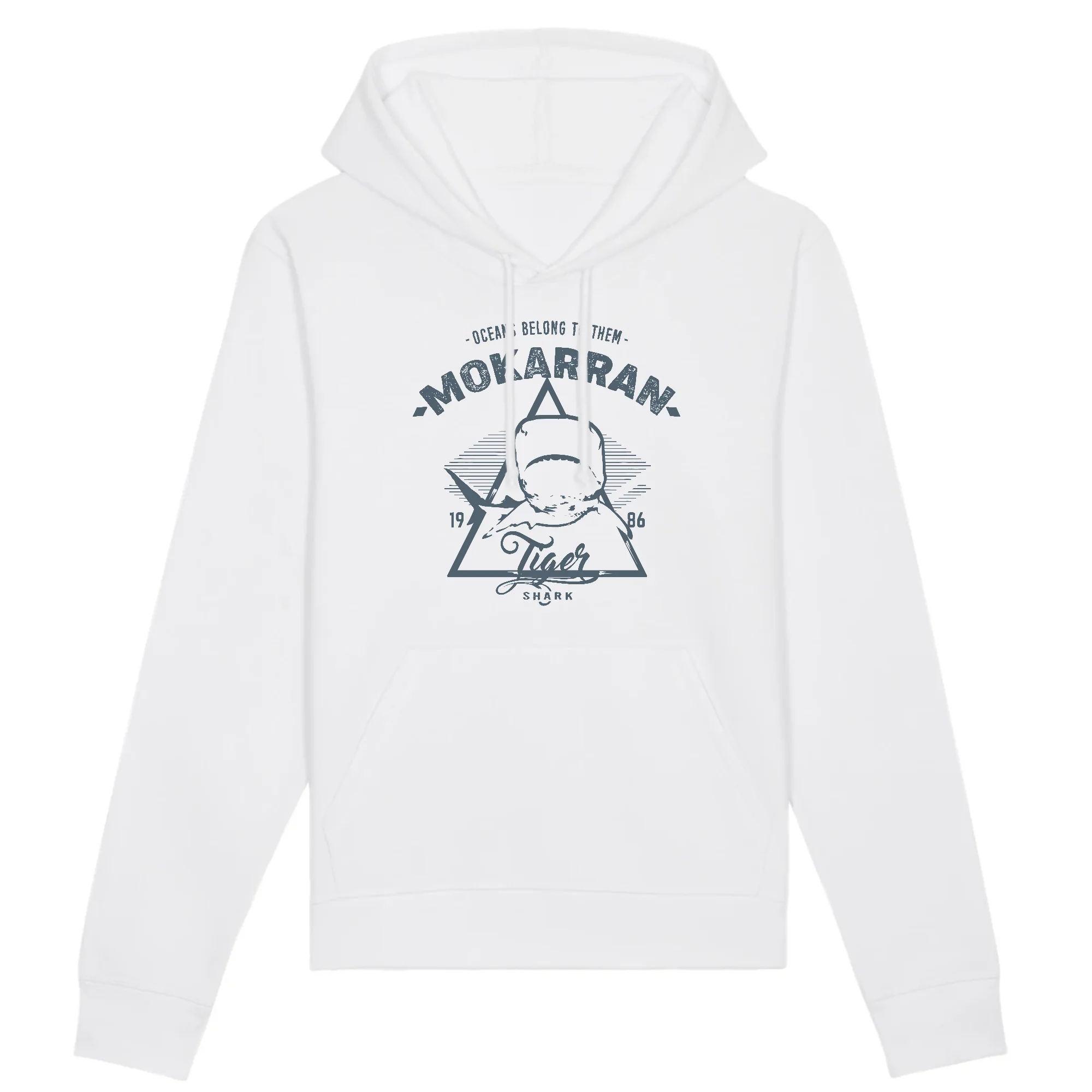 SWEAT À CAPUCHE BIO REQUIN TIGRE