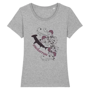 T-SHIRT COL ROND BIO MKN FLOWERS