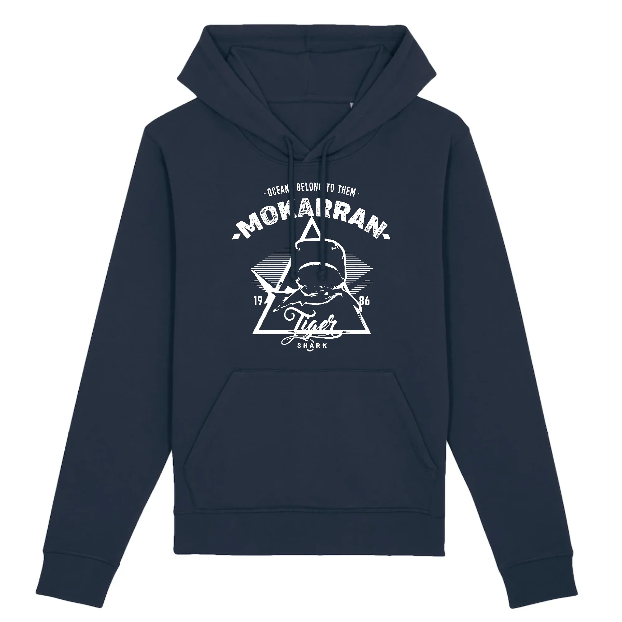 SWEAT À CAPUCHE BIO REQUIN TIGRE – Image 3