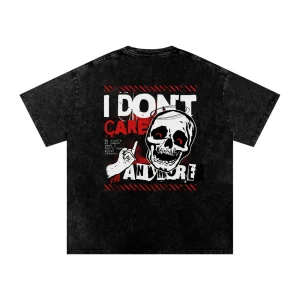 T-shirt Oversize "I Don’t Care Anymore" – Streetwear Attitude & Esprit Rebelle