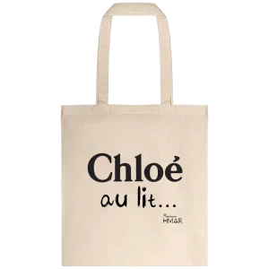 Sac en Toile Coton... Chloé au lit