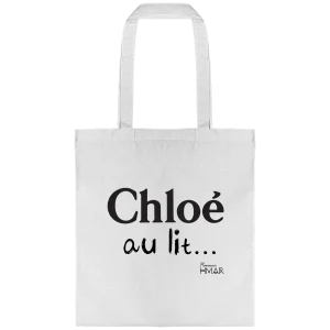 Sac en Toile Coton... Chloé au lit