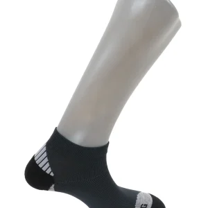 chaussettes anti-ampoules mini-socquettes ARUN noir gris