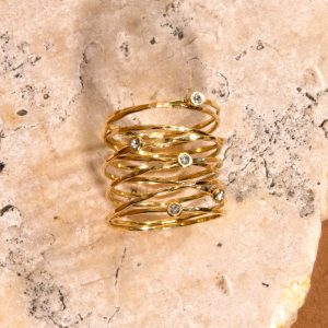 Bague Grand Orient Strass - Bdm studio