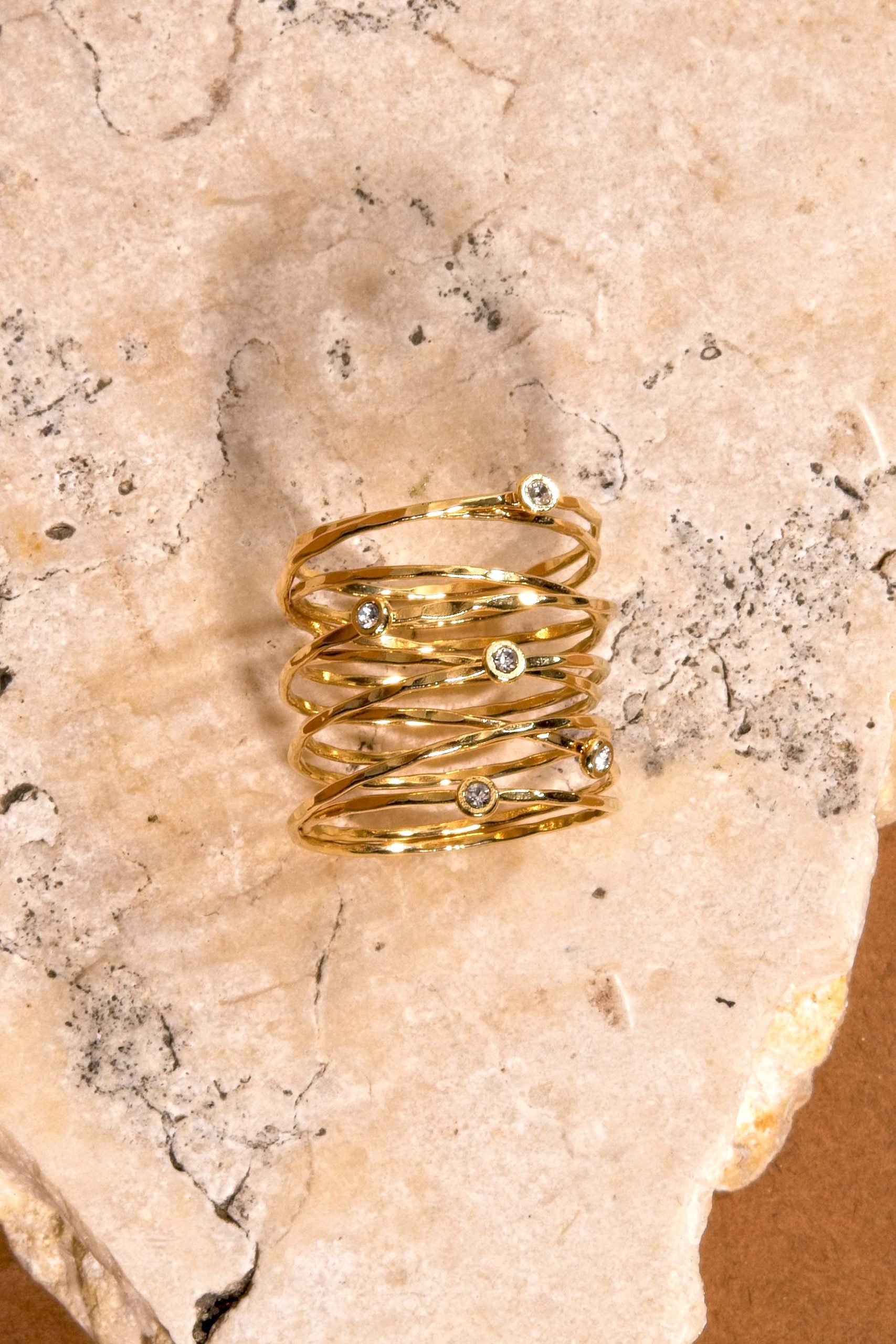 Bague Grand Orient Strass - Bdm studio