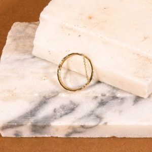 Bague Double Promesse Dorée - Bdm Studio