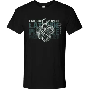 Tee shirt Latitude plongée noir