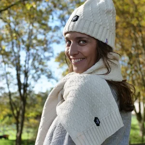 Bonnet Ecru uni Made in France ref. AMAUD de la marque BLANC BONNET