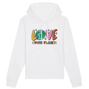Pull à capuche femme - LOVE YOUR PLANET