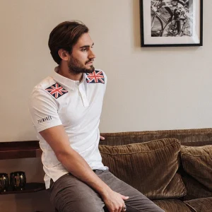 POLO BRITISH BLANC
