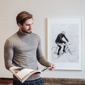 T-SHIRT GARIN MANCHES LONGUES TAUPE