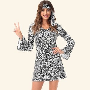 Déguisement Hippie avec Bandeau