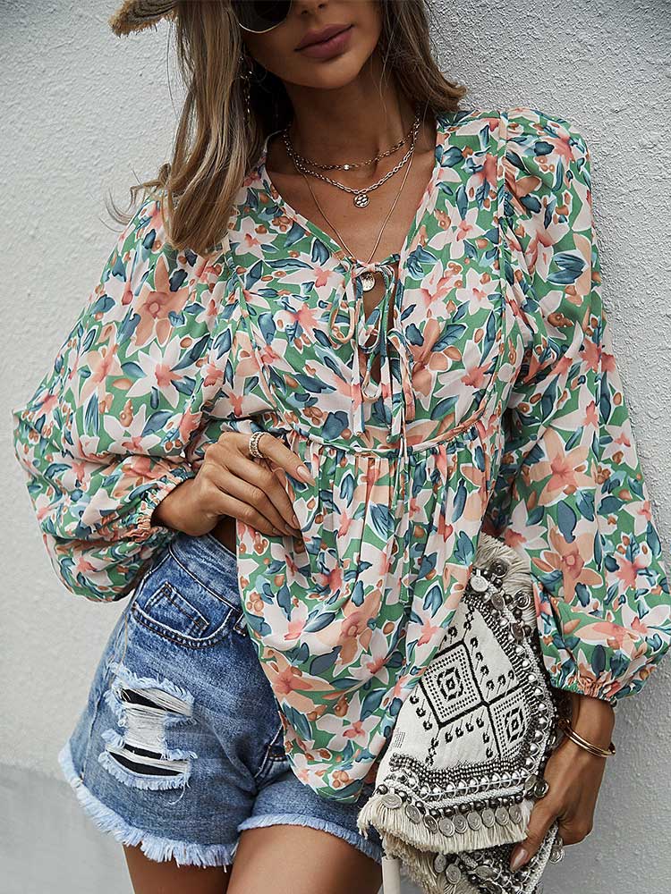 Haut Hippie Chic Femme