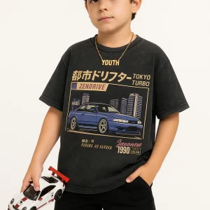 T-shirt oversize enfant - TOKYO DRIFT