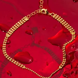 Bracelet Trame Doré - Judith Benita