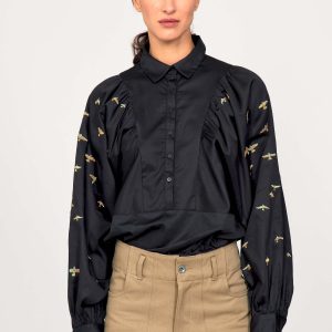 Chemise Carina Noir Vuelo Especial